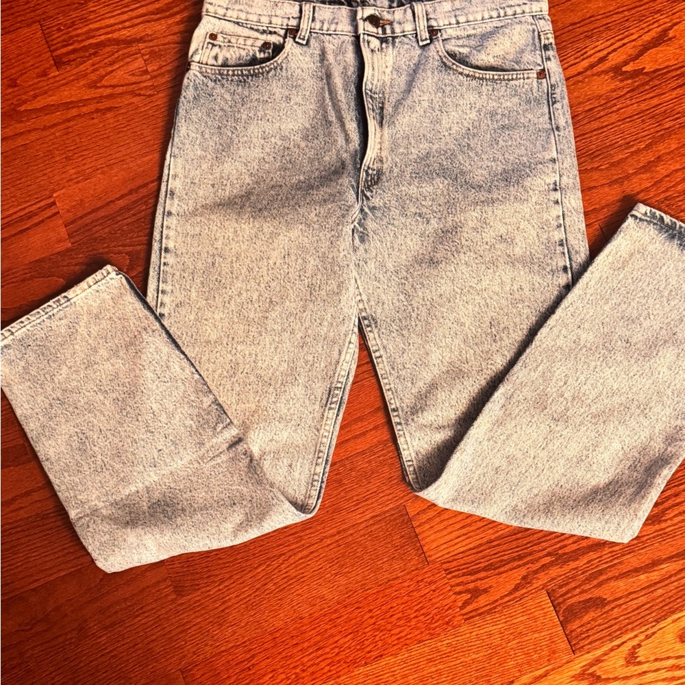 VTG 90s Levi's 505 Acid Wash Jeans Made in USA 1991 W36 L32